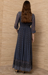 Blythe Chiffon Maxi Dress_Color_Navy