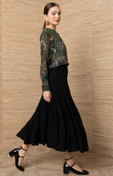 Phryne Silk Top_Color_Emerald