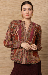 Phryne Silk Top_Color_Pink
