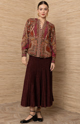 Phryne Silk Top_Color_Pink