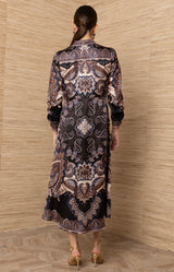 Sonali Silk Midi Dress_Color_Black