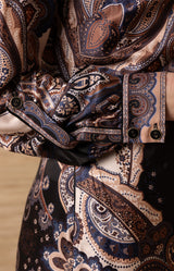 Sonali Silk Midi Dress_Color_Black