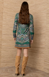Lanthe Jersey Short Dress_Color_Emerald