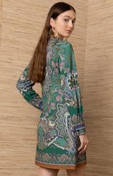 Lanthe Jersey Short Dress_Color_Emerald