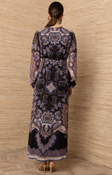 Georgina Chiffon Maxi Dress_Color_Black