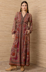 Georgina Chiffon Maxi Dress_Color_Pink
