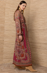 Georgina Chiffon Maxi Dress_Color_Pink