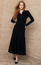 Cyra Lurex Sweater_Color_Black 
