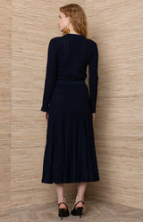 Cyra Lurex Sweater_Color_Navy