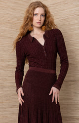 Cyra Lurex Sweater_Color_Wine 