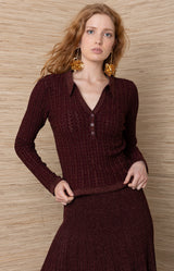 Cyra Lurex Sweater_Color_Wine 
