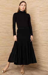 Esperanza Lurex Skirt-Colo_Black
