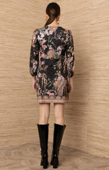 Ayah Jersey Short Dress_Color_Black