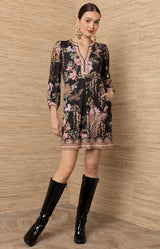 Ayah Jersey Short Dress_Color_Black