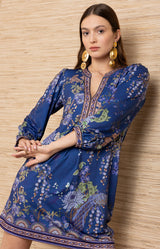 Ayah Jersey Short Dress_Color_Navy