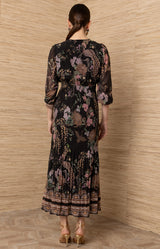 Adriel Chiffon Maxi  Dress_Color_Black