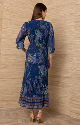 Adriel Chiffon Maxi  Dress_Color_Navy