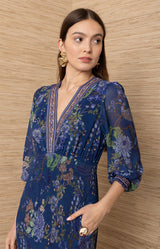 Adriel Chiffon Maxi  Dress_Color_Navy