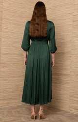 Adriel Solid Maxi Dress_Color_Emerald