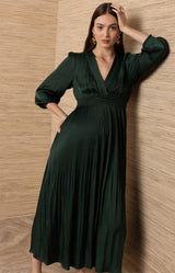 Adriel Solid Maxi Dress_Color_Emerald