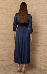 Adriel Solid Maxi Dress_Color_Navy