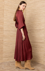 Adriel Solid Maxi Dress_Color_Wine