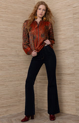 Romee Silk Top_Color_Orange