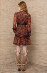 Winifred Jersey Short Dress_Color_Plum