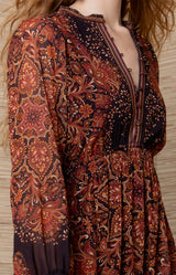 Winifred Jersey Short Dress_Color_Plum