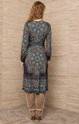 Bronya Jersey Midi Dress_Black