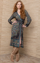 Bronya Jersey Midi Dress_Black