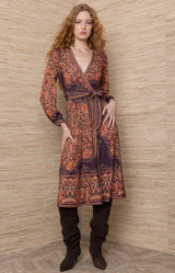 Bronya Jersey Midi Dress_Plum