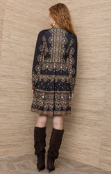 Reya Jersey Short Dress_Color_Black 
