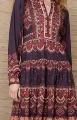 Reya Jersey Short Dress_Color_Plum