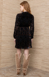 Apricity Silk Short Dress_Color_Black