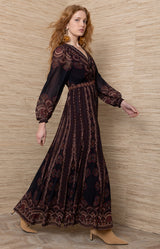 Iselda Chiffon Maxi Dress_Color_Plum