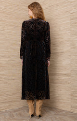 Cornelia Jersey Midi Dress_Color_Black