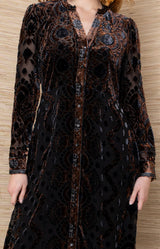 Cornelia Jersey Midi Dress_Color_Black