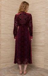 Cornelia Jersey Midi Dress_Color_Plum