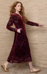 Cornelia Jersey Midi Dress_Color_Plum