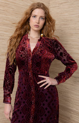 Cornelia Jersey Midi Dress_Color_Plum