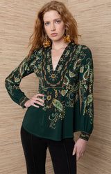 Ayra Jersey Top_Color_Emerald