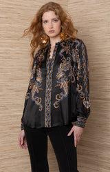 Beata Silk Top_Color_Black 