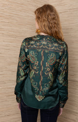Beata Silk Top_Color_Emerald