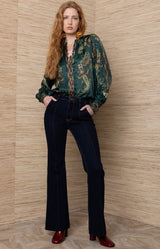 Beata Silk Top_Color_Emerald