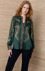 Beata Silk Top_Color_Emerald