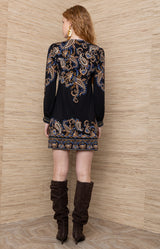 Brighton Jersey Short Dress_Color_Black 