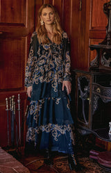 Blaine Chiffon Maxi  Dress