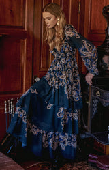 Blaine Chiffon Maxi  Dress