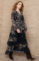 Blaine Chiffon Maxi Dress_Color_Black
